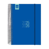 AGENDA ESCOLAR ESPIRAL E10 155X212 DP 25-26 AZUL | FINOCAM